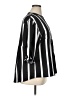 Unbranded 100% Polyester Stripes Black 3/4 Sleeve Blouse Size XL - photo 4