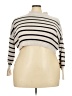 YFB Stripes Ivory Turtleneck Sweater Size 3X (estimated) - photo 1