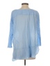 Sno Skins Blue 3/4 Sleeve Blouse Size S - photo 2
