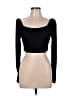 Louna Black Long Sleeve Top Size L - photo 1