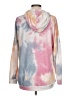 For The Republic Tie-dye Pink Pullover Hoodie Size L - photo 2