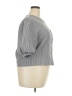 Cicy Bell 100% Polyester Checkered-gingham Gray White Jacket Size XXL - photo 4