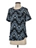 Cato 100% Polyester Blue Short Sleeve Top Size XS - photo 1