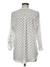 LYNN Ryan Polka Dots White 3/4 Sleeve Blouse Size M - photo 2