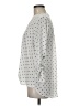 LYNN Ryan Polka Dots White 3/4 Sleeve Blouse Size M - photo 5