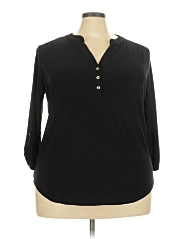 Perseption 3/4 Sleeve Blouse (view 1)