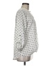LYNN Ryan Polka Dots White 3/4 Sleeve Blouse Size M - photo 4