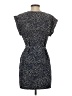 Gap 100% Polyester Polka Dots Black Casual Dress Size XS - photo 2