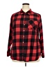True Craft 100% Cotton Plaid Red Long Sleeve Button-Down Shirt Size 2X - photo 1