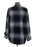 Eden & Olivia Plaid Black Long Sleeve Button-Down Shirt Size M - photo 2