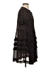 Topshop 100% Polyester Polka Dots Black Casual Dress Size 2 - photo 4