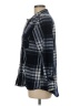 Eden & Olivia Plaid Black Long Sleeve Button-Down Shirt Size M - photo 5