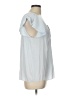 Ramy Brook 100% Polyester Silver Short Sleeve Blouse Size L - photo 4