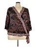 DressBarn 100% Polyester Brown 3/4 Sleeve Blouse Size 3X - photo 1