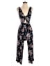 American Eagle Outfitters Paisley Black Blue Jumpsuit Size XXS - photo 1