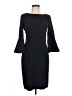 Jessica H Solid Black Cocktail Dress Size 6 - photo 1