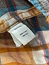 SO 100% Cotton Plaid Brown Long Sleeve Button-Down Shirt Size M - photo 8