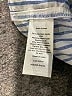 Talbots 100% Cotton Stripes Blue Short Sleeve Button-Down Shirt Size S - photo 8