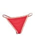 Ellejay Chevron-herringbone Red Swimsuit Bottoms Size L - photo 1