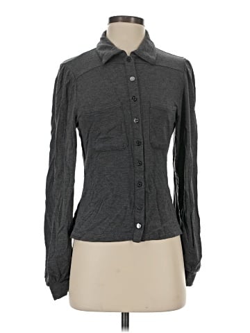 White House Black Market Long Sleeve Button-Down Shirt (view 1)