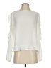 Brandon Thomas 100% Polyester Ivory Long Sleeve Blouse Size S - photo 1