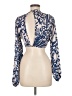 RESA Blue Long Sleeve Blouse Size M - photo 2