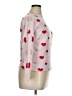 Rafiana 100% Polyester Hearts Pink Pullover Sweater Size XL - photo 4