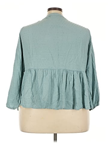 Lane Bryant 3/4 Sleeve Blouse (view 2)