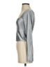 Babaton Metallic Silver Long Sleeve Top Size S - photo 5