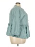 Lane Bryant Teal 3/4 Sleeve Blouse Size 24 - photo 4