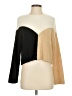 Sincerely Jules 100% Acrylic Color Block Ivory Pullover Sweater Size S - photo 1
