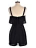 Express Outlet 100% Polyester Solid Black Romper Size S - photo 2