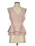 BCBGMAXAZRIA Tan Sleeveless Blouse Size S - photo 1