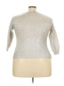 Rapsodia Metallic Silver Pullover Sweater Size 3X (estimated) - photo 2