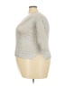 Rapsodia Metallic Silver Pullover Sweater Size 3X (estimated) - photo 5
