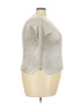 Rapsodia Metallic Silver Pullover Sweater Size 3X (estimated) - photo 4