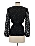 J.Crew 100% Polyester Black 3/4 Sleeve Blouse Size XS - photo 2