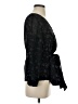 J.Crew 100% Polyester Black 3/4 Sleeve Blouse Size XS - photo 4