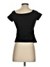 Zara Black Short Sleeve Top Size S - photo 2