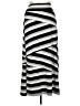 AB Studio Stripes Silver Casual Skirt Size XL - photo 2