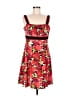 Assorted Brands Floral Red Casual Dress Size M (estimated) - photo 1