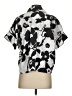 Tahari Floral Gray Short Sleeve Blouse Size XS - photo 2