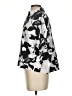 Tahari Floral Gray Short Sleeve Blouse Size XS - photo 5