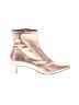 Free People Metallic Gold Pink Ankle Boots Size EU 39 - photo 1