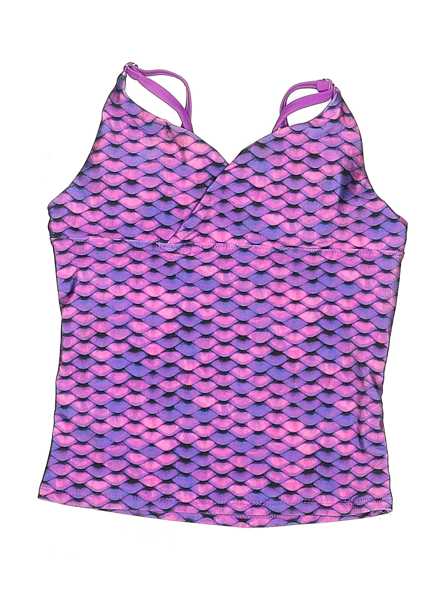 FinFun Girls Purple One Piece Swimsuit X-Large kids