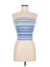 Shein 100% Polyester Blue Tube Top Size 6 - photo 1