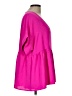 Entro 100% Polyester Pink Short Sleeve Blouse Size L - photo 4
