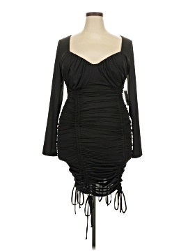 green emerald velvet dress FTF Fashion to Figure Women's Blue, Red, White Stripe Wrap Dress Size 1 main image 1