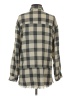 Versona 100% Cotton Plaid Gray Long Sleeve Button-Down Shirt Size S - photo 2