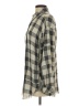 Versona 100% Cotton Plaid Gray Long Sleeve Button-Down Shirt Size S - photo 5
